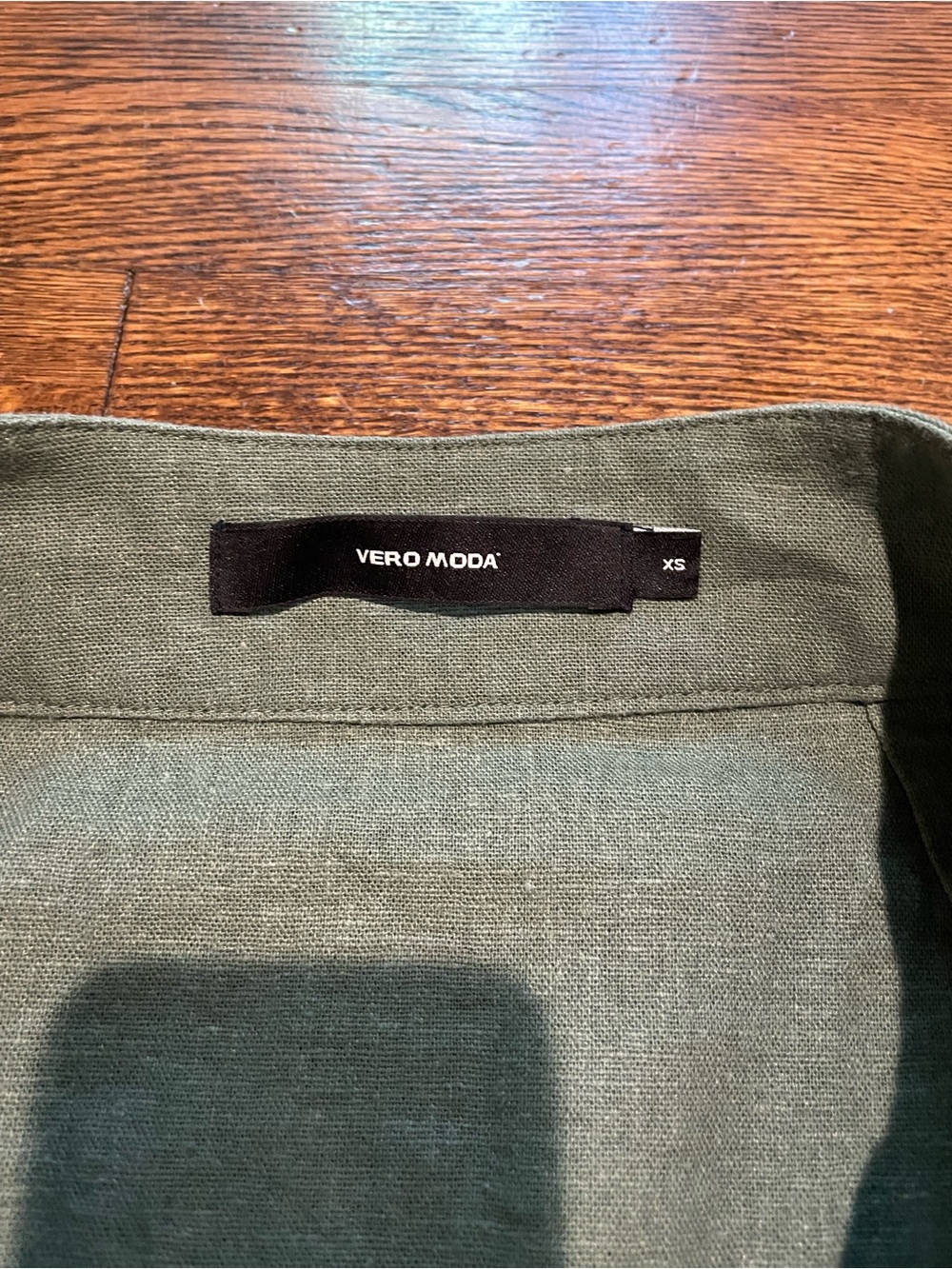 Vero Moda Olive Green Button-Front Midi Skirt - Picture 12 of 15